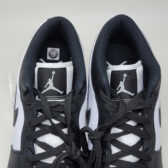 Nike Air Jordan 1 Low TD Panda Black White Football Cleats FJ6245-100 MenS SZ 14 - Picture 9 of 11